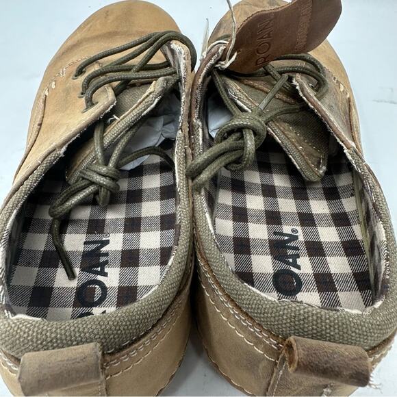 ROAN by BED STU Arlo Men's Brown Leather Distressed Oxfords NWT in Size 10.5 - Picture 5 of 6